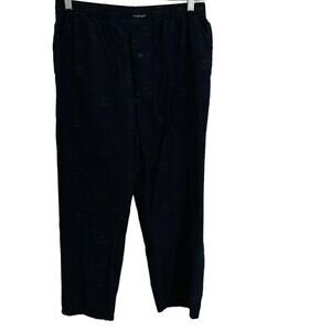 Ralph Lauren Lounge Pajama Pants Mustache Glasses Mens Small